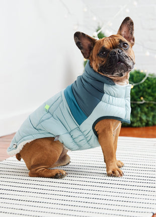 Retro Puffer - Light Blue