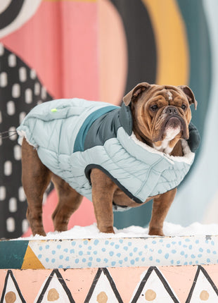 Retro Puffer - Light Blue