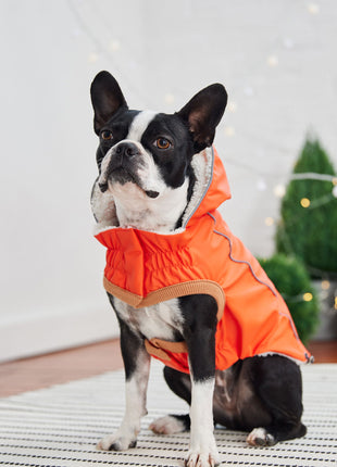 Insulated Raincoat - Orange