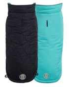 Reversible Chalet Jacket - Black/Aqua