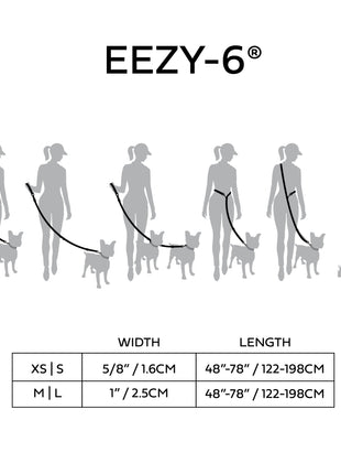 Reflective Leash - EEZY-6 - Neon Blue