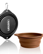 GOOPAWS 2 Pack Silicone Non-Skid Travel Dog and Cat Bowl - Pup List