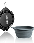 GOOPAWS 2 Pack Silicone Non-Skid Travel Dog and Cat Bowl - Pup List