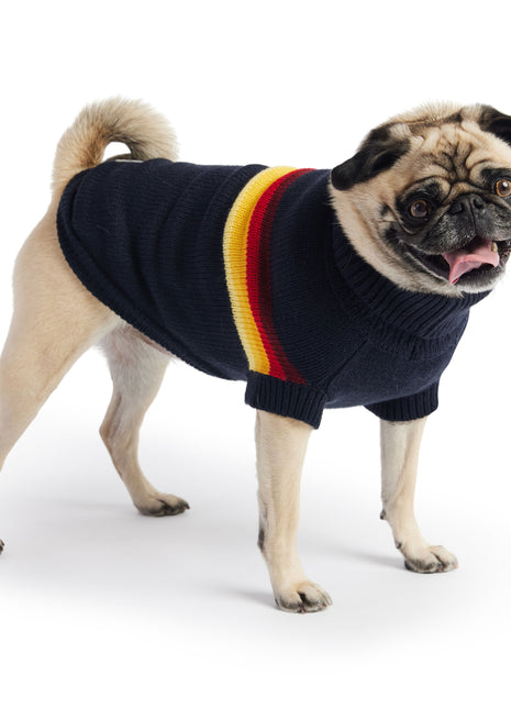 Retro Sweater - Navy