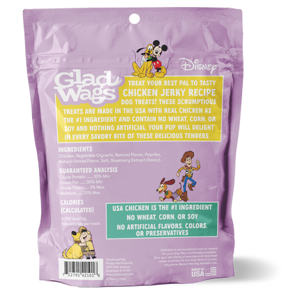 Glad Wags Chicken Jerky - 8oz