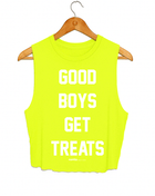 Good Boys Get Treats Crop Tank | Gift for Dog Moms | Made in USA