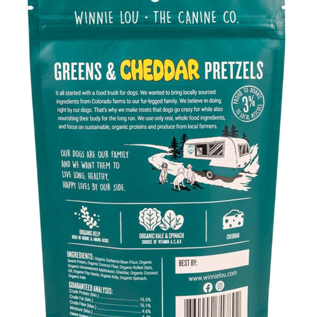 Greens & Cheddar Pretzels