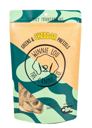 Greens & Cheddar Pretzels
