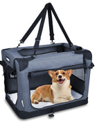 Jespet & GOOPAWS Indoor & Outdoor 3-Door Collapsible Soft-Sided Dog, Cat & Small Pet Crate - Pup List