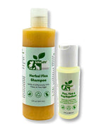FLEA-X KIT: Flea Shampoo, Flea Tick Bug Repellent