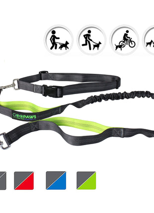 GOOPAWS No Pull Hands-Free Bungee Dog Leash for Hiking and Running, Jespet Reflective Leash - Pup List
