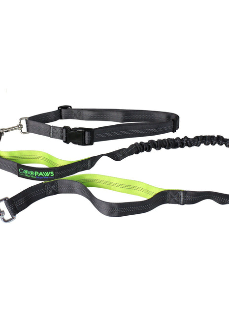 GOOPAWS No Pull Hands-Free Bungee Dog Leash for Hiking and Running, Jespet Reflective Leash - Pup List