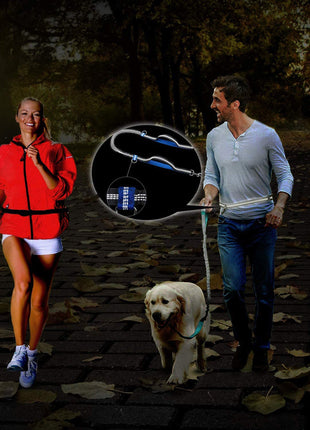 GOOPAWS No Pull Hands-Free Bungee Dog Leash for Hiking and Running, Jespet Reflective Leash - Pup List