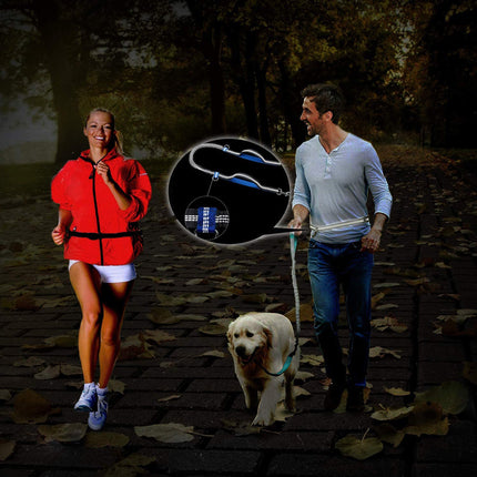 GOOPAWS No Pull Hands-Free Bungee Dog Leash for Hiking and Running, Jespet Reflective Leash - Pup List