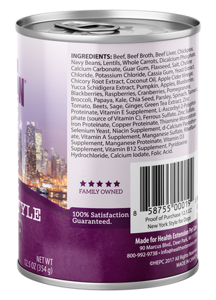 Grain Free New York Style - Beef Recipe