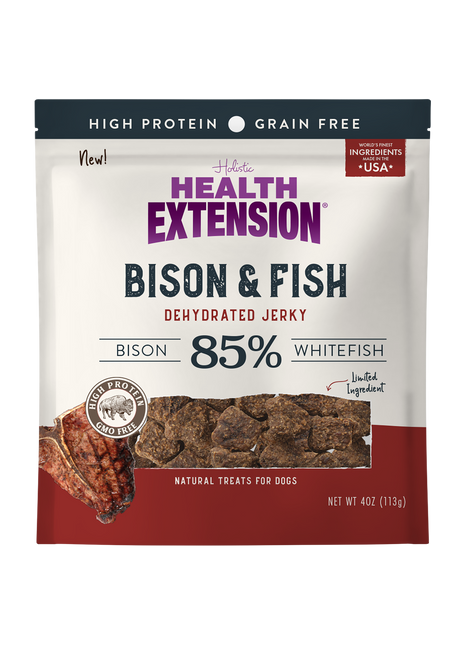 Bison & Fish Jerky Dog Treats