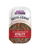 Broth-Licious Beef & Green Bean in Bone Broth -Vitality Recipe for Adult Dogs