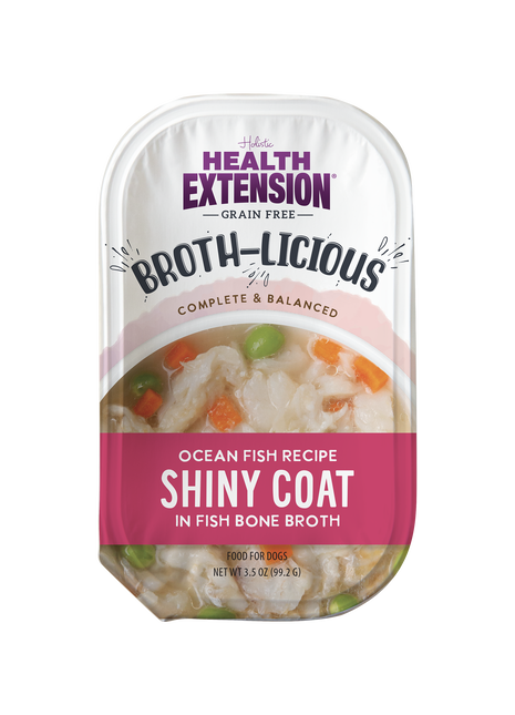Broth-Licious Ocean Fish in Bone Broth -Shiny Coat Recipe for Adult Dogs