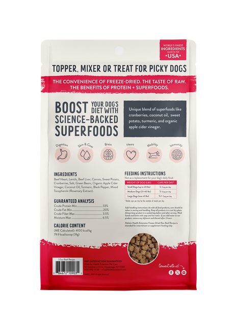 Freeze Dried Raw Beef Recipe