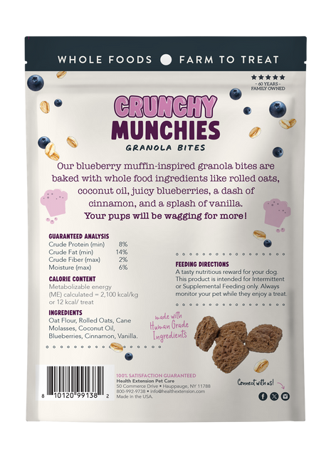 Crunchy Munchies Granola Bites-Blueberry Ruffin