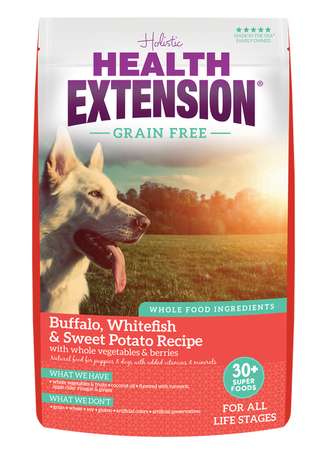 Grain Free Buffalo, Whitefish & Sweet Potato Recipe