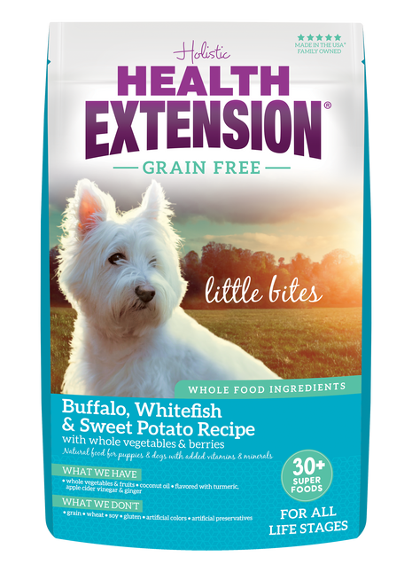 Grain Free Buffalo, Whitefish & Sweet Potato Little Bites Recipe