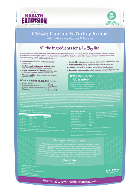 Grain Free Chicken & Turkey Little Bites Recipe