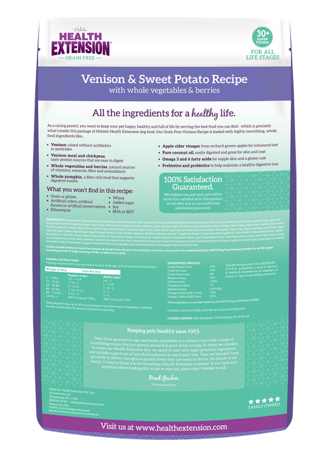 Grain Free Venison & Sweet Potato Recipe