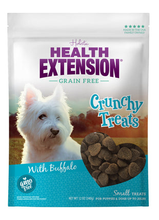 Crunchy Heart Shaped Small Treats - Buffalo