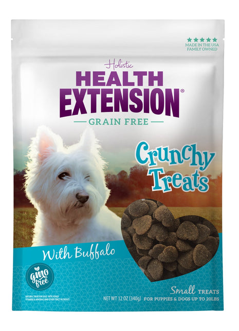 Crunchy Heart Shaped Small Treats - Buffalo