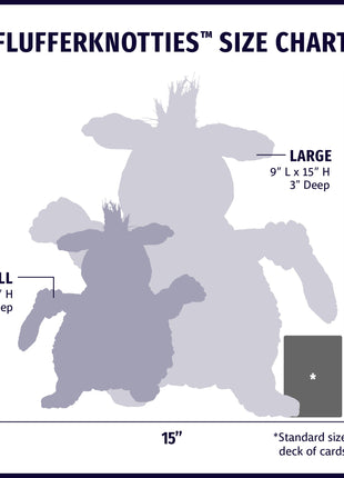 Louise Lamb HuggleFleece® FlufferKnottie™ Plush Dog Toy
