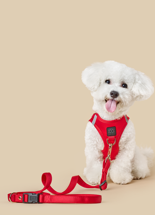SoHo Dog Harness - Iconic Red - Pup List