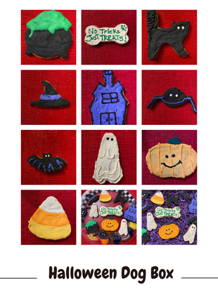 Halloween Organic Dog Cookie Box