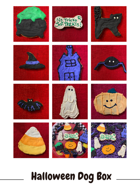Halloween Organic Dog Cookie Box
