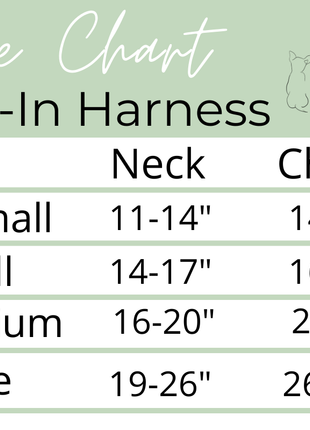 Ever So Sweet Step-in Harness - Pup List