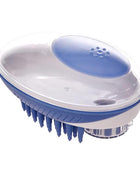 Pet Bath Brush 2-in-1 Pet Massage Comb Soft Silicone & Shampoo Dispenser