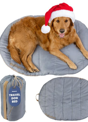 Travel Dog Bed - Foldable & Packable for Travel, Road Trip, Camping