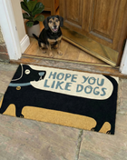 Hope You Like Dogs Entryway Indoor/Outdoor Rug | 34