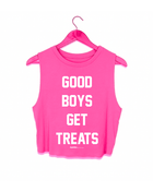 Good Boys Get Treats Crop Tank | Gift for Dog Moms | Made in USA - Pup List