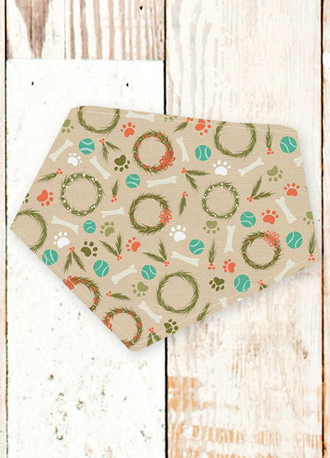 "Howlidays" Dog Bandana