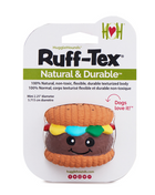 Big Buns Foodies Hamburger Ruff-Tex® Latex Ball Dog Toy - Pup List