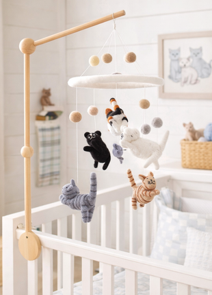 Felt Cat Baby Mobile - Pup List