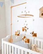 Felt Corgi Dog Baby Mobile - Pup List