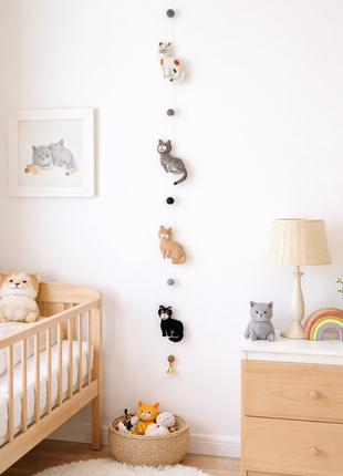 Felt Stitched Cat Garland - Pup List