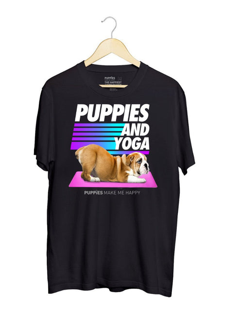Puppies & Yoga Original | Uni-Sex Crewneck Tee
