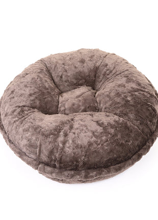 Grey Mink Bagel Bed
