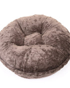 Grey Mink Bagel Bed