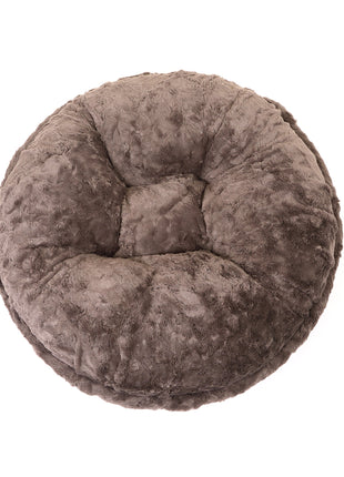 Grey Mink Bagel Bed