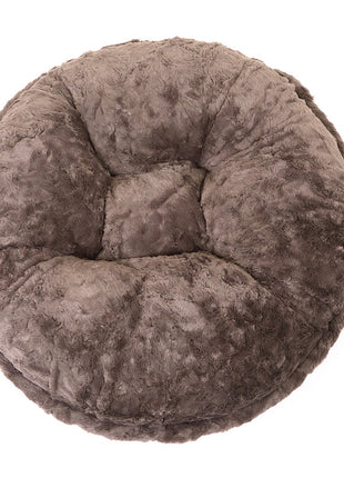 Grey Mink Bagel Bed