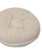 Cream Mink Bagel Bed